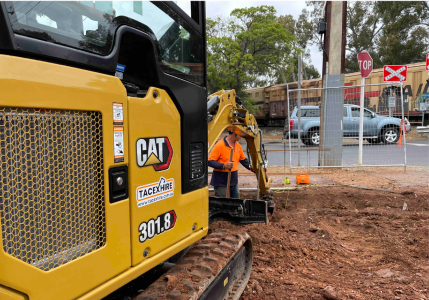 Using Caterpillar Machinery